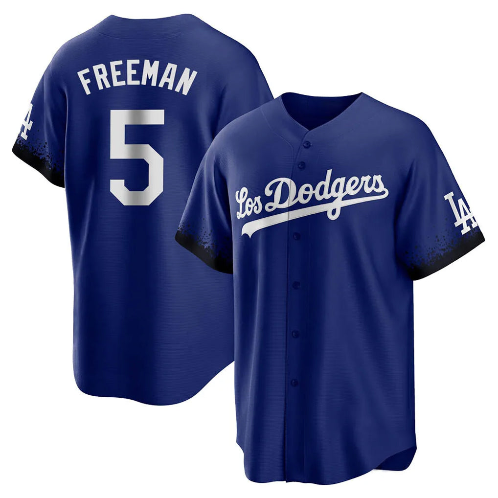 tocy LA.Dodgers #5 Freddie Freeman Player Royal City Connect Home Game Stitched Jerseys