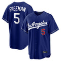 tocy LA.Dodgers #5 Freddie Freeman Player Royal Game Home Stitched Jerseys