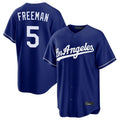 tocy LA.Dodgers #5 Freddie Freeman Player Royal Game Stitched Jerseys