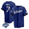 tocy LA.Dodgers #7 Blake Snell Player Royal City Connect Game World Series Meet Stitched Jerseys