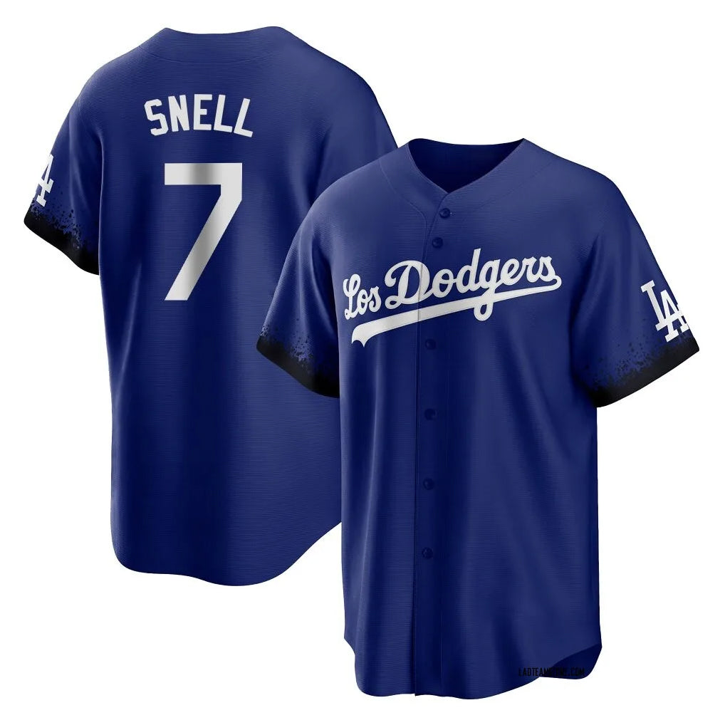tocy LA.Dodgers #7 Blake Snell Player Royal City Connect Home Game Stitched Jerseys