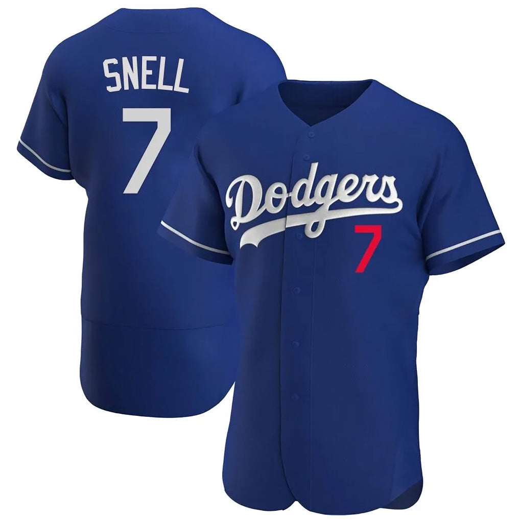 tocy LA.Dodgers #7 Blake Snell Player Royal Limited Elite Home Stitched Jerseys