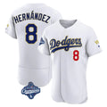 tocy LA.Dodgers #8 Enrique Hern?¡ì?¨¦ndez Player Gold White World Series Meet 2026 Collection Stadium Limited Elite Stitched Jerseys