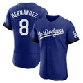 tocy LA.Dodgers #8 Enrique Hern?¡ì?¨¦ndez Player Royal City Connect Elite Home Stitched Jerseys