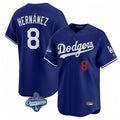 tocy LA.Dodgers #8 Enrique Hern?¡ì?¨¦ndez Player Royal World Series Meet Limited Home Stitched Jerseys