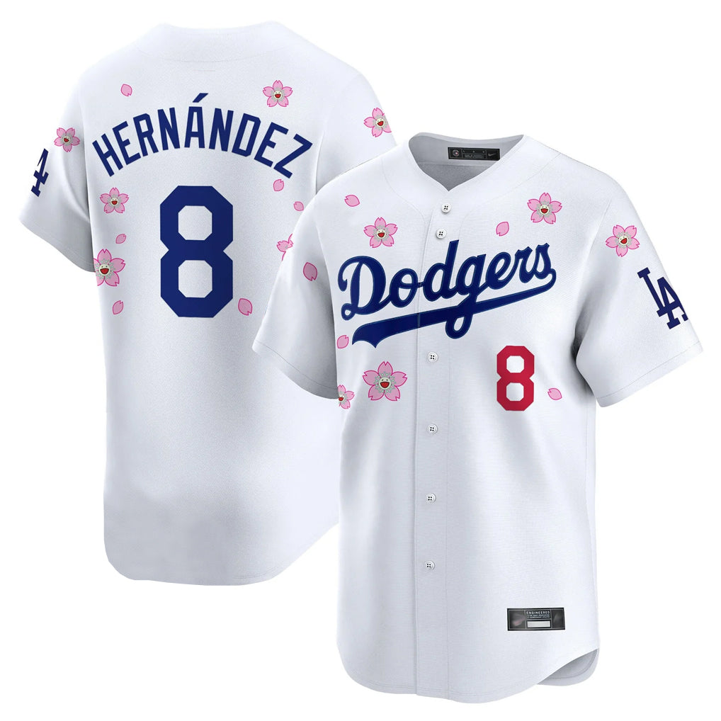 tocy LA.Dodgers #8 Enrique Hern?¡ì?¨¦ndez Player White Tokyo Series Vapor Premier Limited Stitched Jerseys