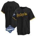tocy LA.Dodgers Blank Player Black Gold Limited Home World Series Meet Stitched Jerseys