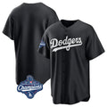 tocy LA.Dodgers Blank Player Black Pitch Fashion World Series Meet T-shirt Stitched Jerseys