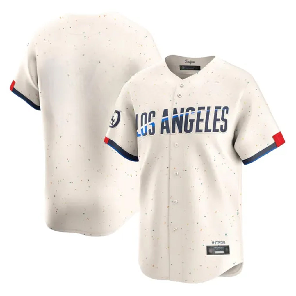tocy LA.Dodgers Blank Player Cream City Connect Limited Home Stitched Jerseys