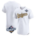 tocy LA.Dodgers Blank Player Gold Limited Elite Home World Series Stitched Jerseys