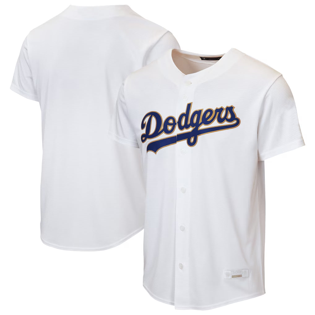 tocy LA.Dodgers Blank Player Gold White 2026 Collection Stadium Game Stitched Jerseys