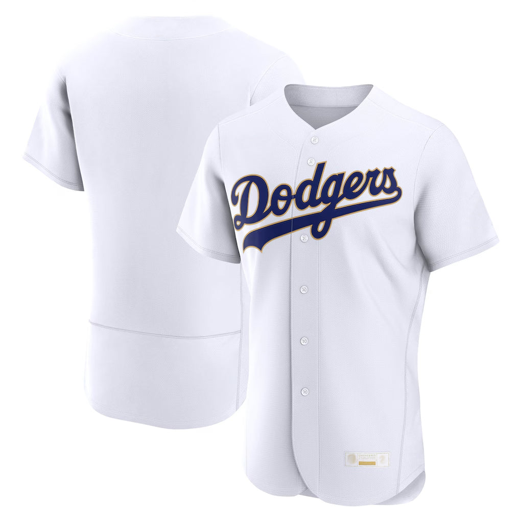 tocy LA.Dodgers Blank Player Gold White 2026 Collection Stadium Limited Elite Stitched Jerseys