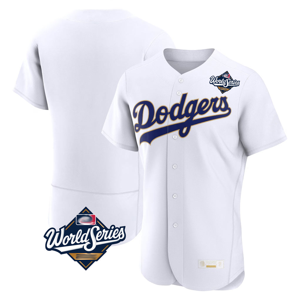 tocy LA.Dodgers Blank Player Gold White 2026 Collection Stadium Limited Stitched Jerseys
