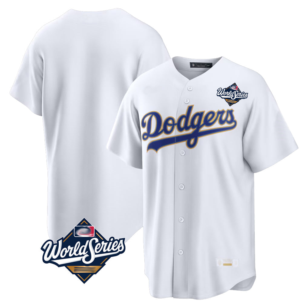 tocy LA.Dodgers Blank Player Gold White 2026 Collection Stadium Limited World Series Stitched Jerseys