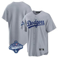 tocy LA.Dodgers Blank Player Gray Game Home World Series Meet Stitched Jerseys