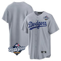 tocy LA.Dodgers Blank Player Gray Game Home World Series Stitched Jerseys