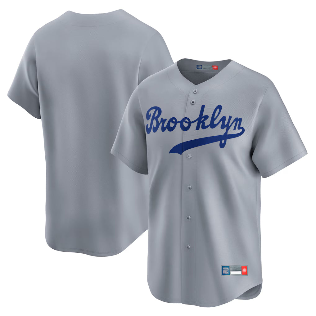 tocy LA.Dodgers Blank Player Gray Game Limited Home Stitched Jerseys