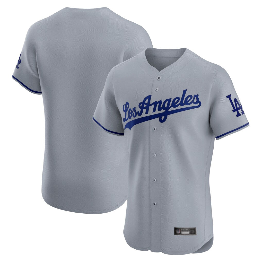 tocy LA.Dodgers Blank Player Gray Limited Elite Home Stitched Jerseys