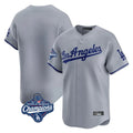 tocy LA.Dodgers Blank Player Gray Limited Game World Series Meet Stitched Jerseys