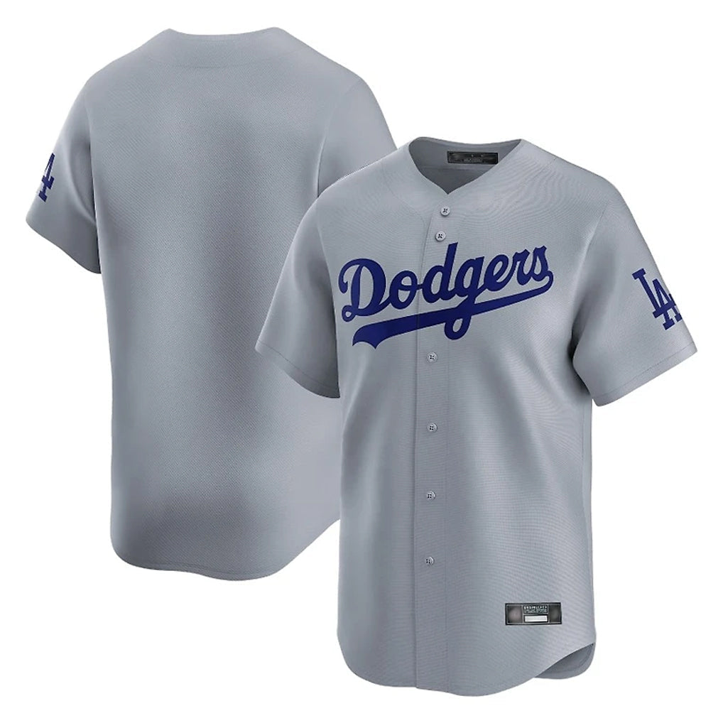 tocy LA.Dodgers Blank Player Gray Limited Home Stitched Jerseys