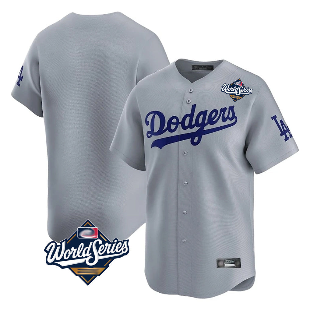 tocy LA.Dodgers Player Gray Limited Home World Series Stitched Jerseys