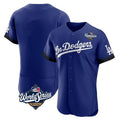 tocy LA.Dodgers Blank Player Royal City Connect Elite Home World Series Stitched Jerseys