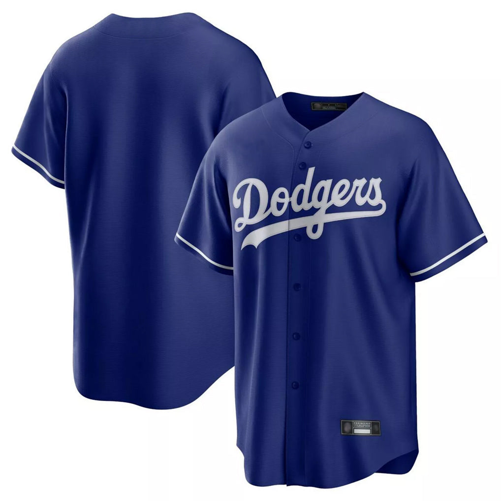 tocy LA.Dodgers Blank Player Royal Game Home Stitched Jerseys
