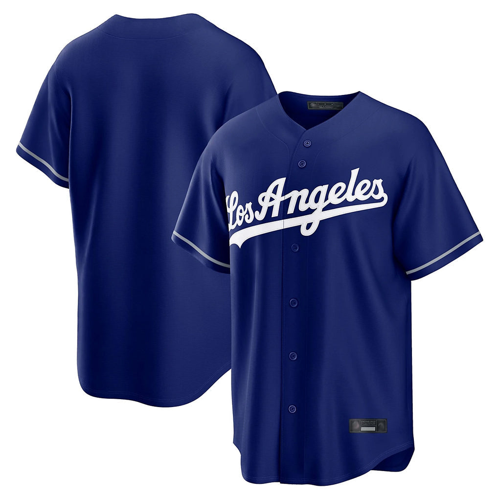 tocy LA.Dodgers Blank Player Royal Game Stitched Jerseys
