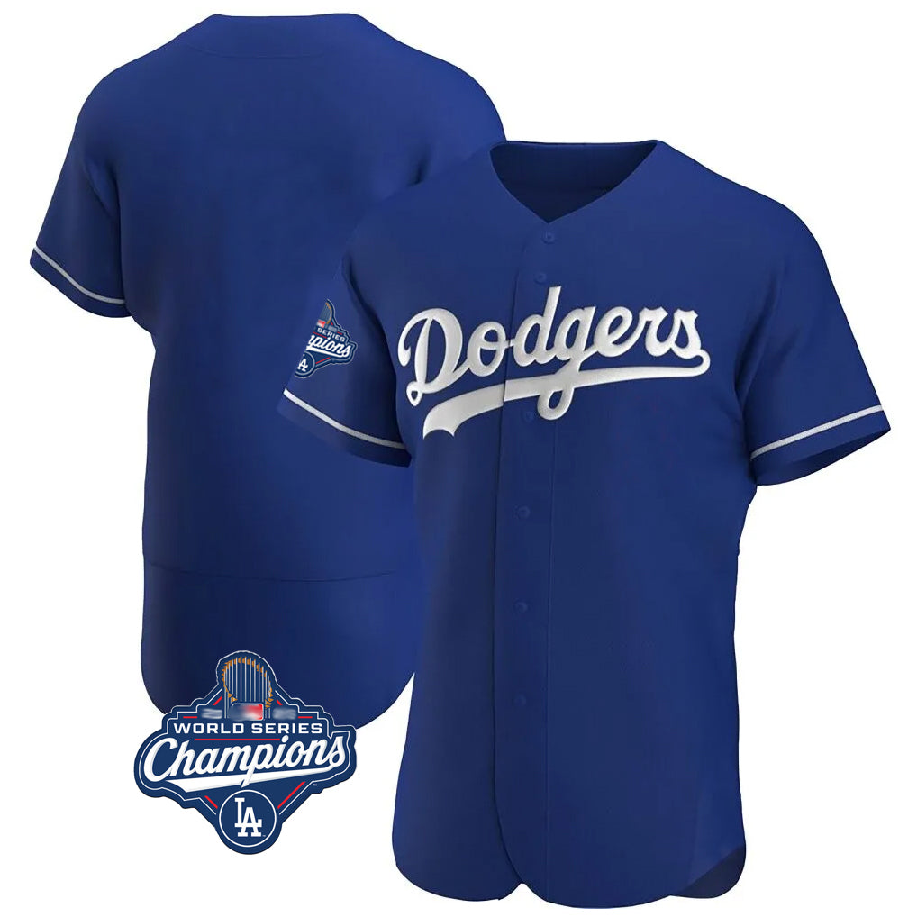 tocy LA.Dodgers Blank Player Royal Limited Elite Home World Series Meet Stitched Jerseys