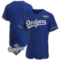 tocy LA.Dodgers Blank Player Royal Limited Elite Home World Series Stitched Jerseys