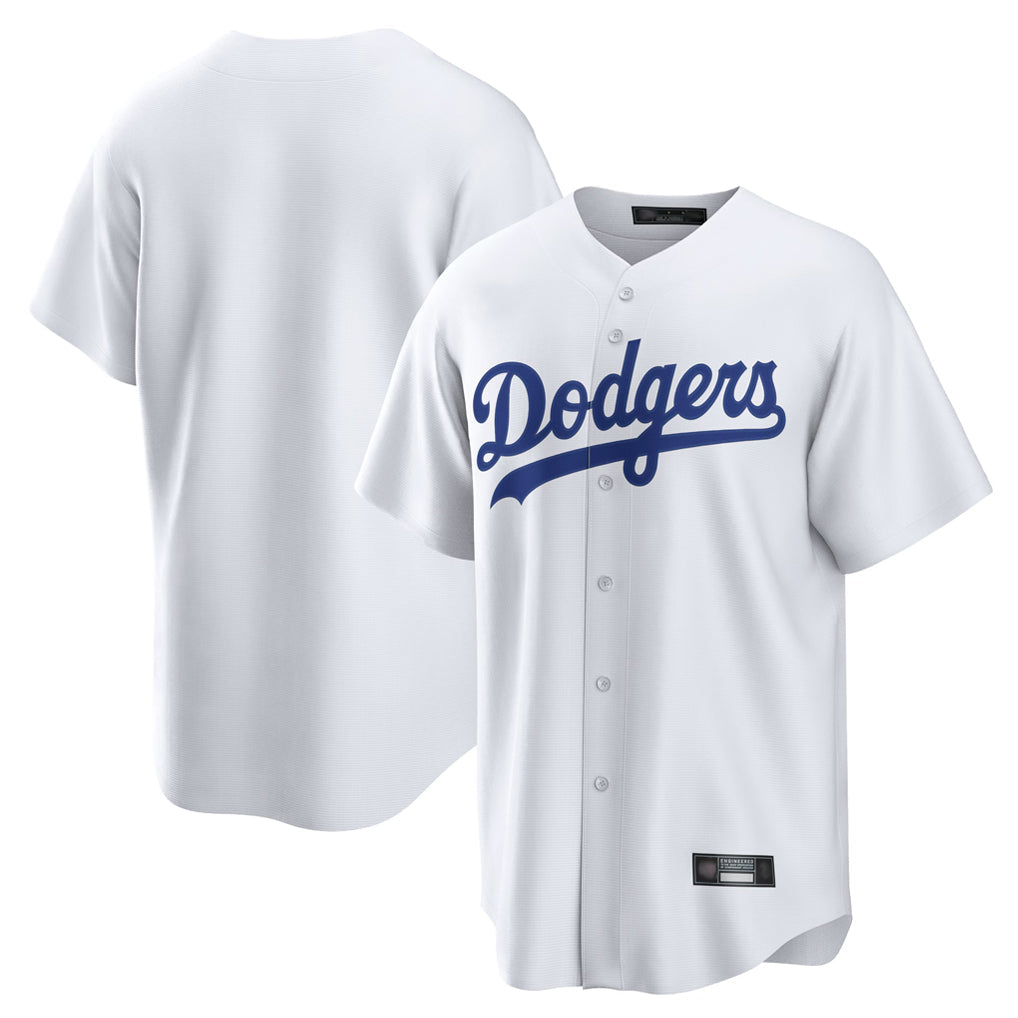 tocy LA.Dodgers Blank Player White Game Home Stitched Jerseys