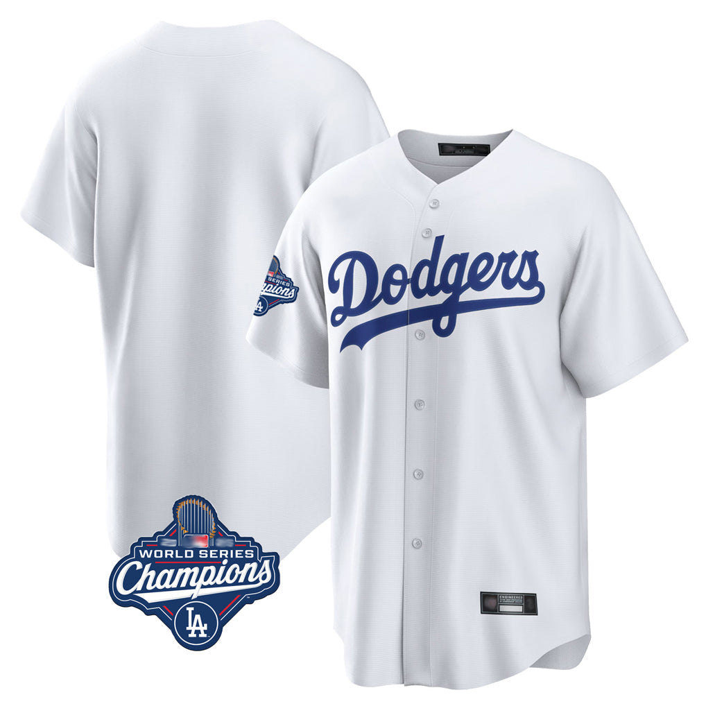 tocy LA.Dodgers Blank Player White Game Home World Series Meet Stitched Jerseys