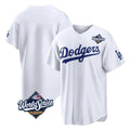 tocy LA.Dodgers Blank Player White Home Game World Series Stitched Jerseys