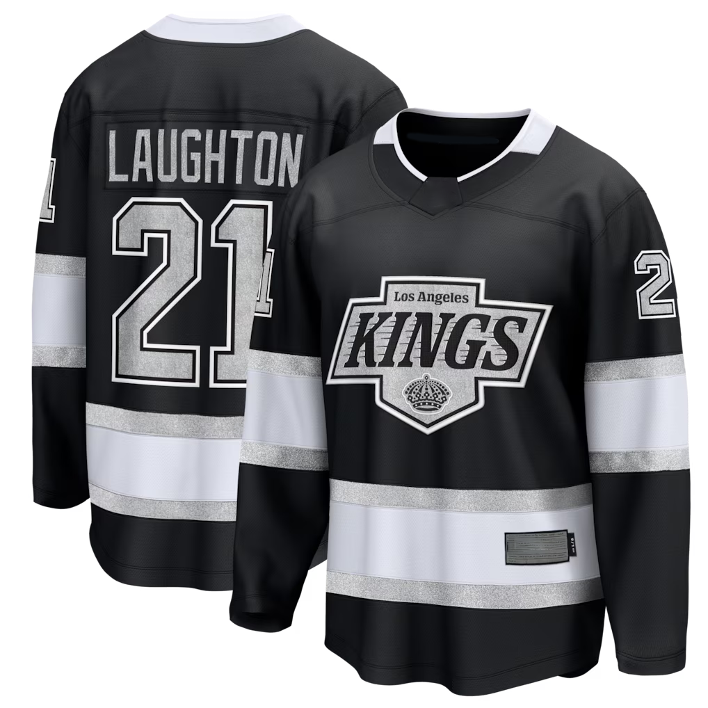 Tocy LA.Kings #21 Scott Laughton Black Home Breakaway Jerseys