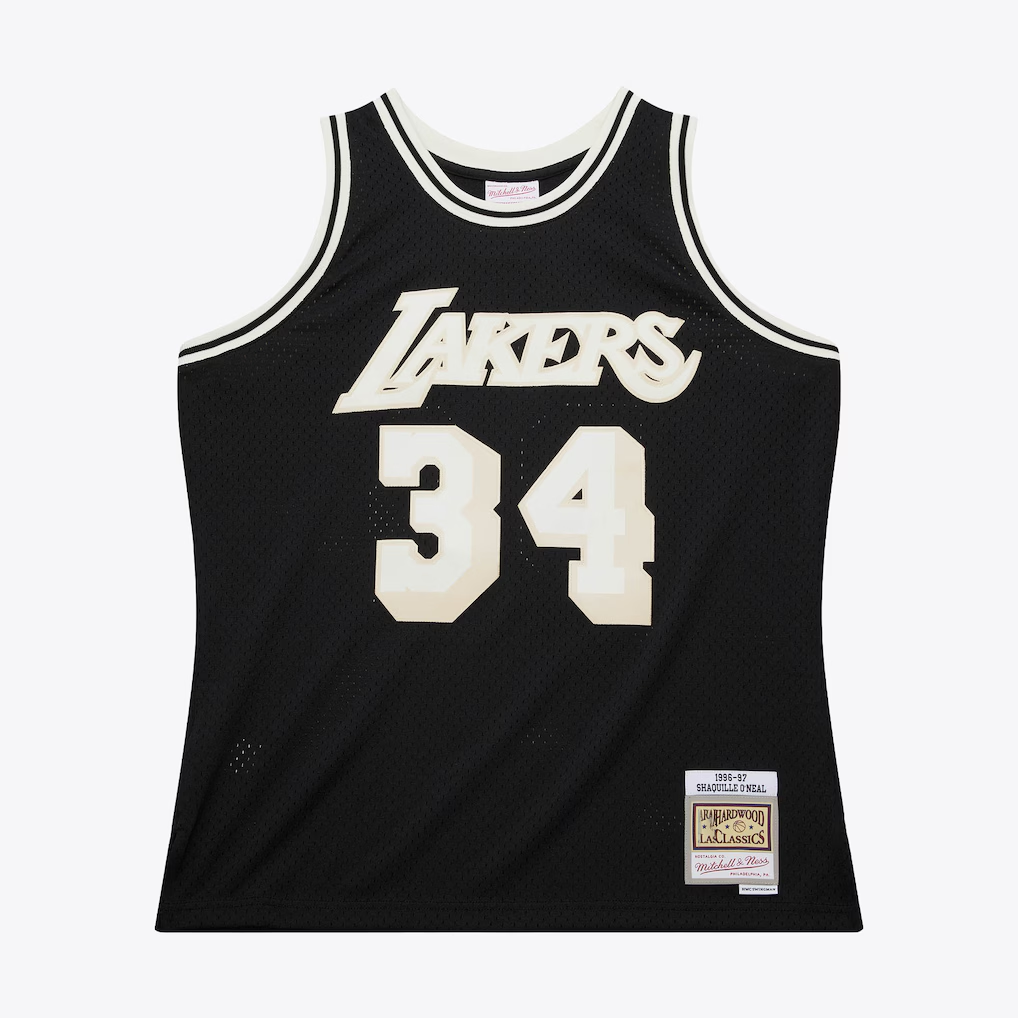 tocy LA.Lakers #34 Steve Nash Mitchell & Ness Off Court Swingman Stitched Jerseys