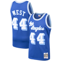 tocy LA.Lakers #44 Jerry West Mitchell & Ness Royal Hardwood Classics Swingman Stitched Jerseys