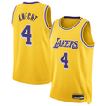 tocy LA.Lakers #4 Dalton Knecht Gold Swingman Stitched Jerseys