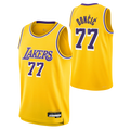 tocy LA.Lakers #77 Luka Don?i? Gold Swingman Stitched Jerseys - Icon Edition