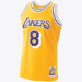 tocy LA.Lakers #8 Kobe Bryant Gold Hardwood Classics 1996-97 Authentic Stitched Jerseys By Mitchell & Ness