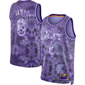 tocy LA.Lakers #8 LeBron James Purple Select Series Swingman Stitched Jerseys