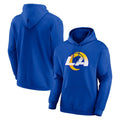 tocy LA.Rams Royal LOGO Pullover Hoodie Limited Game Blank Player Stitched Jerseys