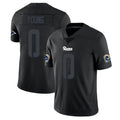 tocy LA.Rams #0 Byron Young Player Black Impact Limited Home Game Stitched Jerseys