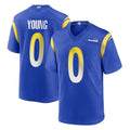 tocy LA.Rams #0 Byron Young Player Royal Home Game Stitched Jerseys