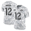 tocy LA.Rams #12 Puka Nacua Player Arctic Camo Salute To Service Limited Game Stitched Jerseys