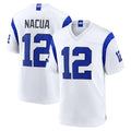 tocy LA.Rams #12 Puka Nacua Player Fearsome White Home Game Stitched Jerseys