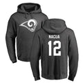 tocy LA.Rams #12 Puka Nacua Player Gray Pullover Hoodie Limited Game Stitched Jerseys