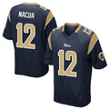 tocy LA.Rams #12 Puka Nacua Player Navy Home Game Stitched Jerseys
