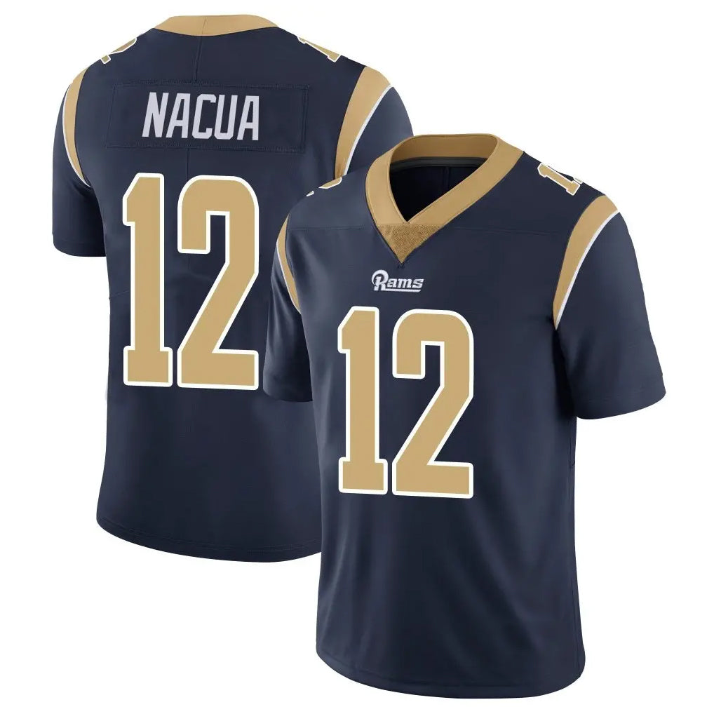 tocy LA.Rams #12 Puka Nacua Player Navy Limited Vapor Untouchable Home Game Stitched Jerseys