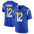 tocy LA.Rams #12 Puka Nacua Player Royal Limited Vapor Untouchable Home Game Stitched Jerseys