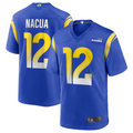 tocy LA.Rams #12 Puka Nacua Royal Game Player Jersey American Stitched Jerseys
